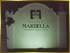 Suites Marbella sign