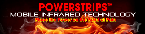 POWERSTRIPS mobile infrared technology - Place the Power on the Point of Pain