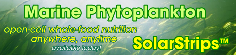 Marine Phytoplankton open cell whole food nutrition anywhere, anytime, available today SOLARSTRIPS