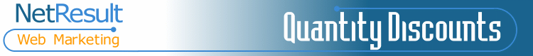 NetResult Web Marketing - Quantity Discounts
