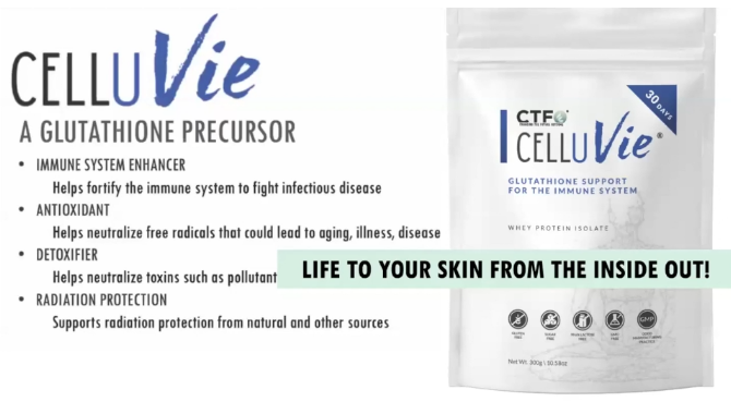 A glutathione precursor. Immune system enhancer. Antioxidant. Detoxifier. Radiation protection. Life to your skin from the inside out.